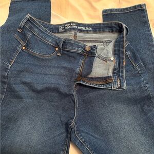 NOBO High Rise Sculpting Skinny Jeans - Blue